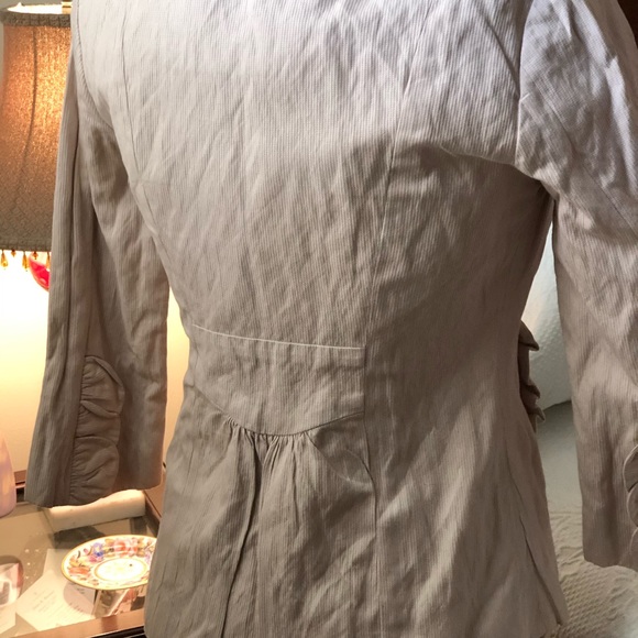 CAbi Light Peach/Pink Ruffled Jacket - Picture 5 of 8